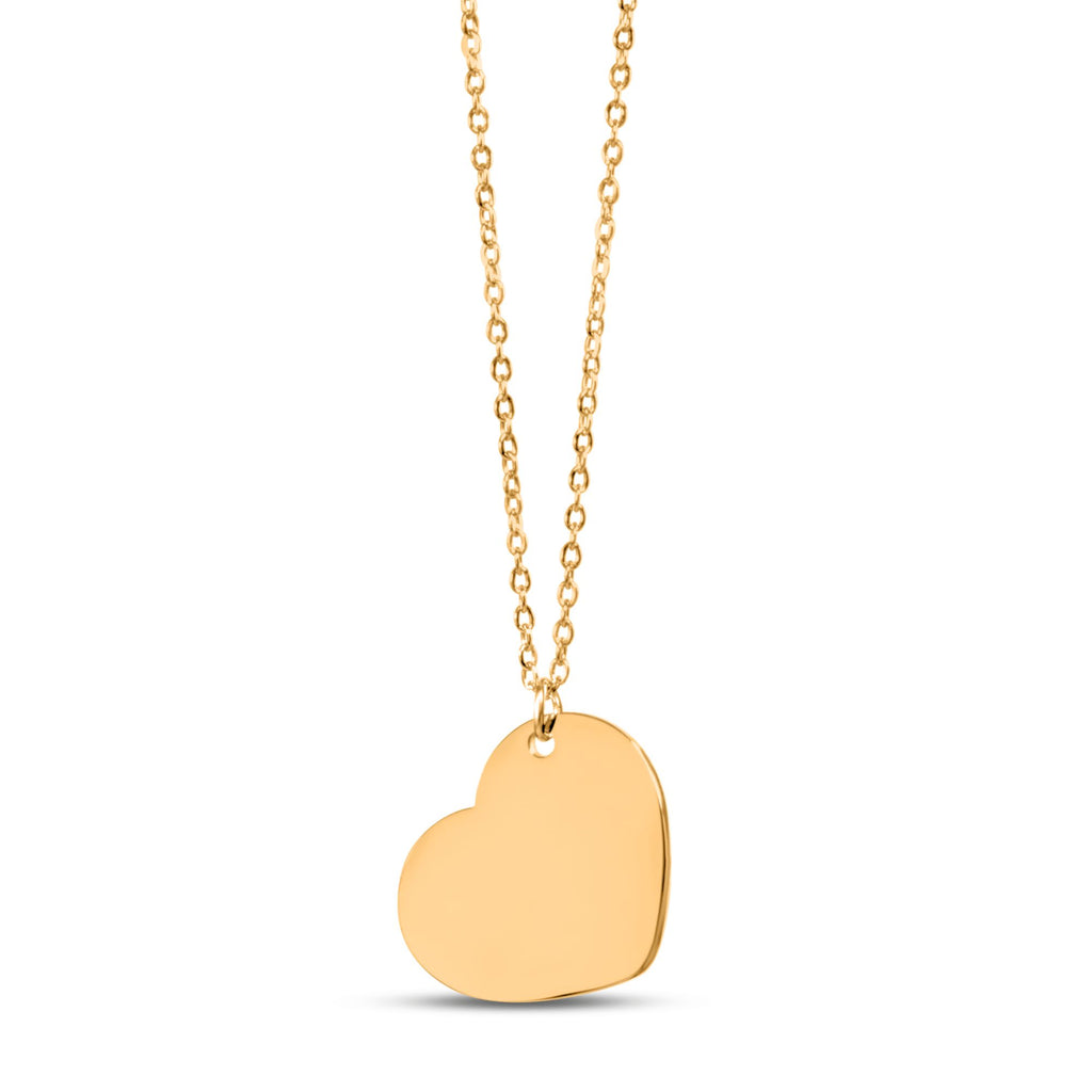 Collier cœur gravable