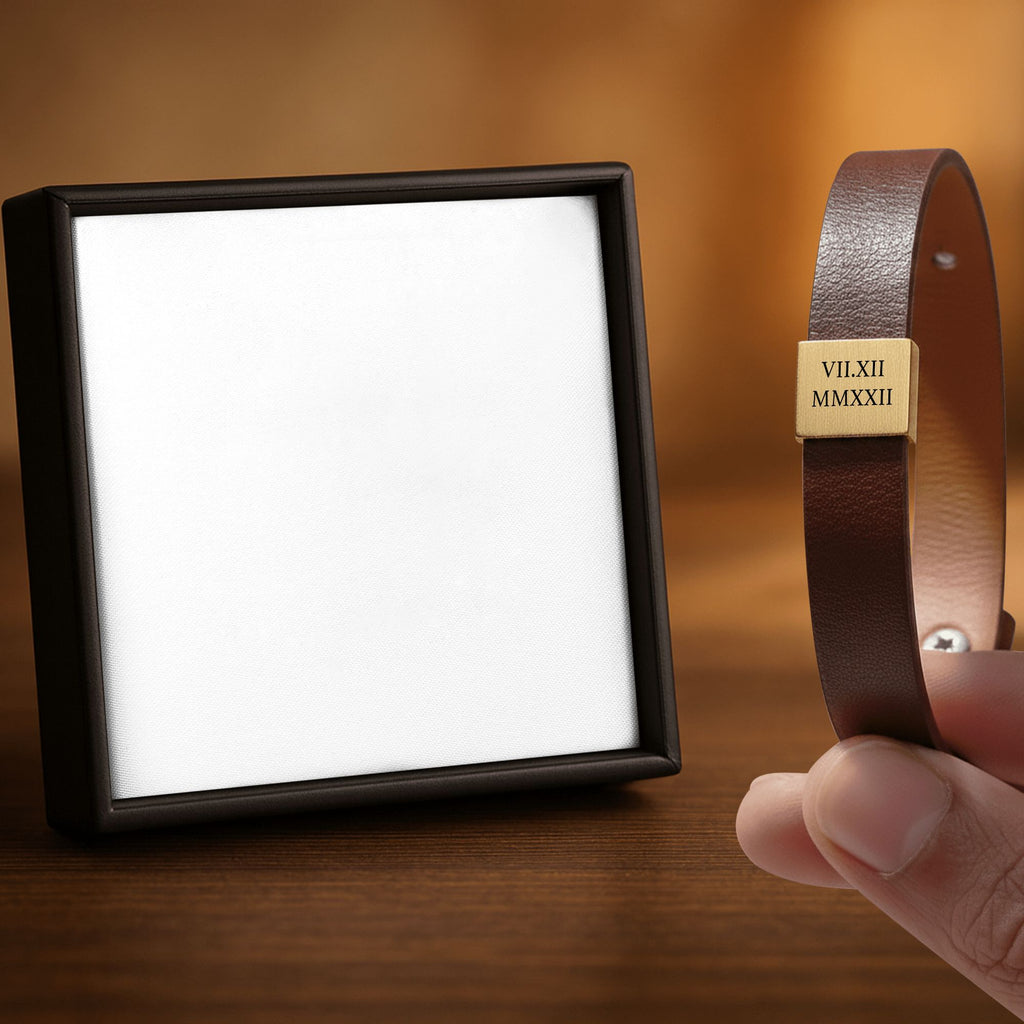 Bracelet homme gravable personnalisé