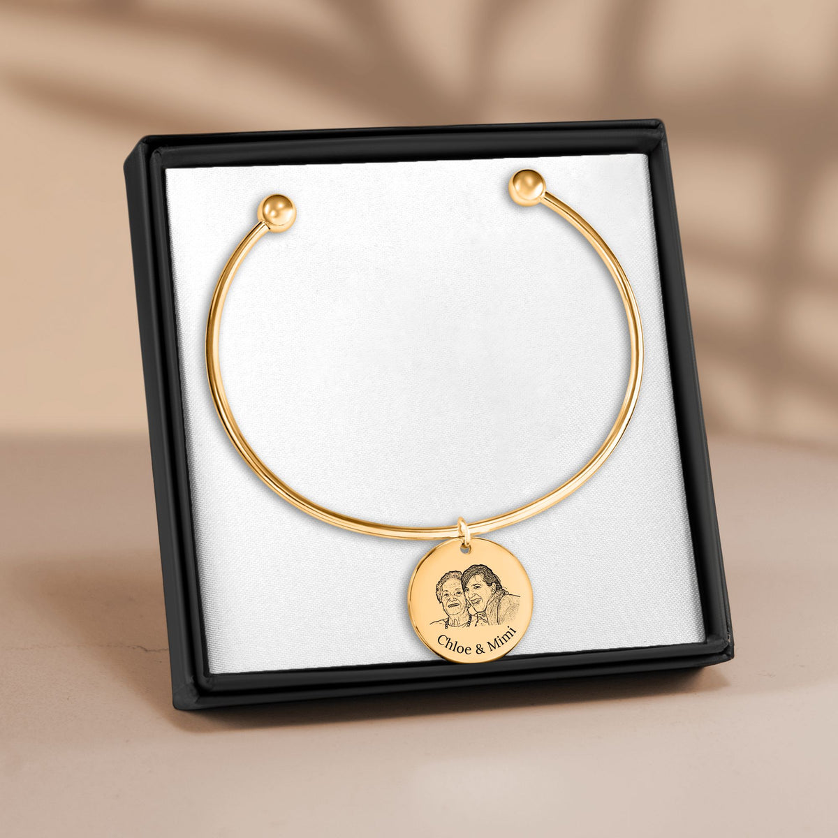 Bracelet jonc gravable personnalisé