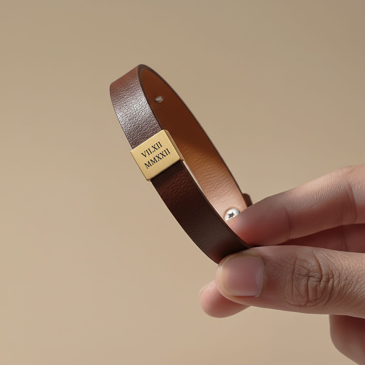 Bracelet homme gravable personnalisé