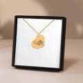 Collier cœur signe astrologique gravable