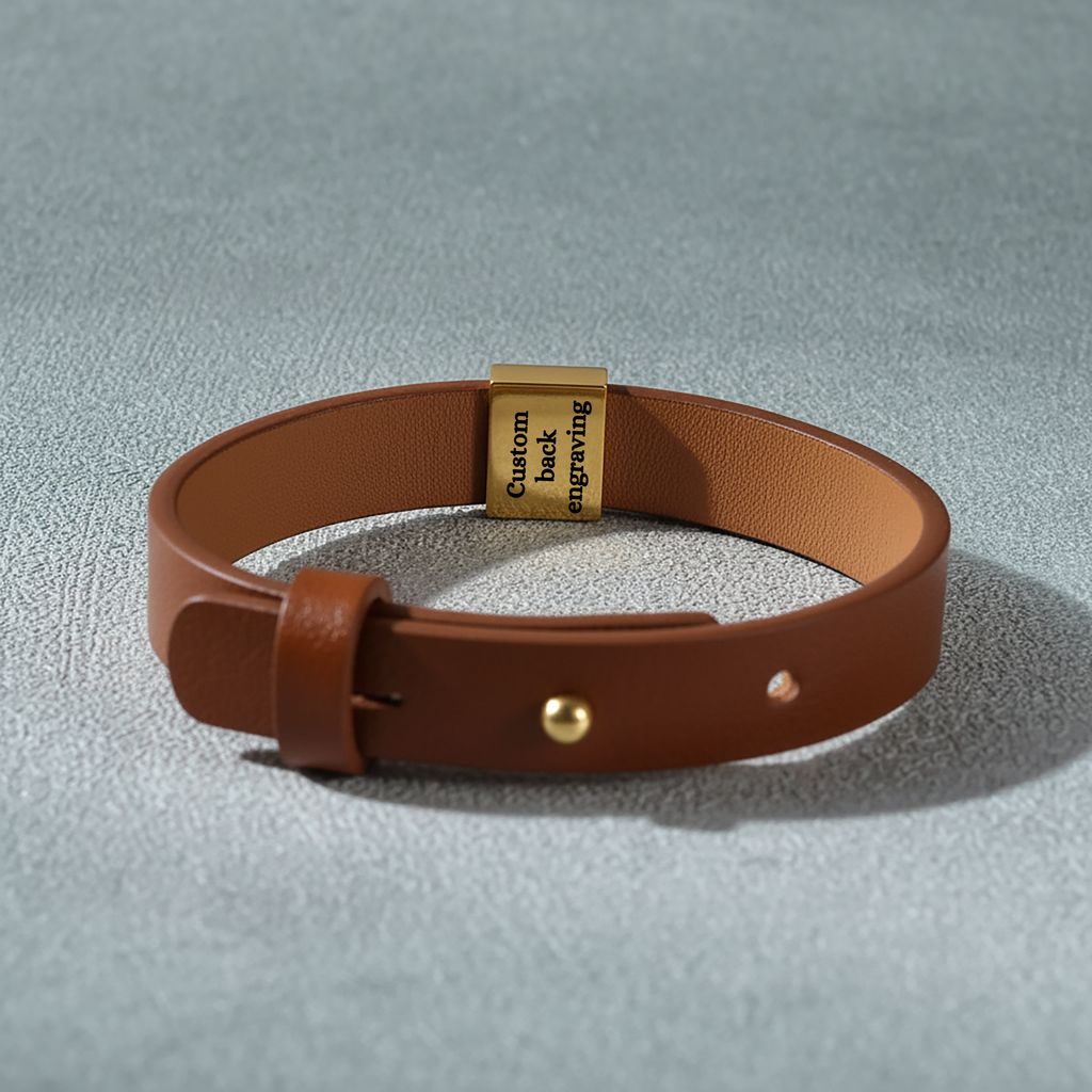 Bracelet homme gravable personnalisé